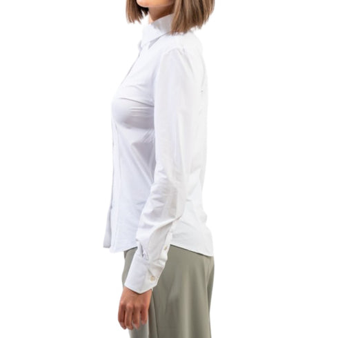 Camicia Donna slim traspirante Bianco RRD- Francavilla Moda